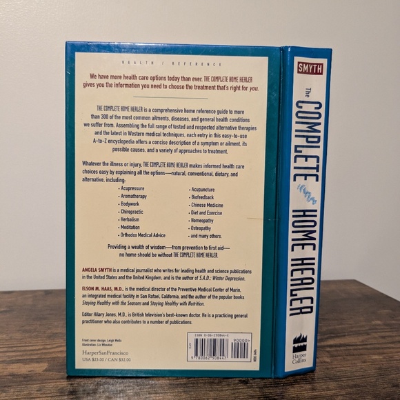 The Complete Home Healer by Angela Smyth Used Hardcover Home Remedy Book - Picture 2 of 3